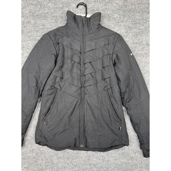 Columbia Titanium Jacket Small Womens Black Interchange Insulated Omni Heat - Picture 11 of 16